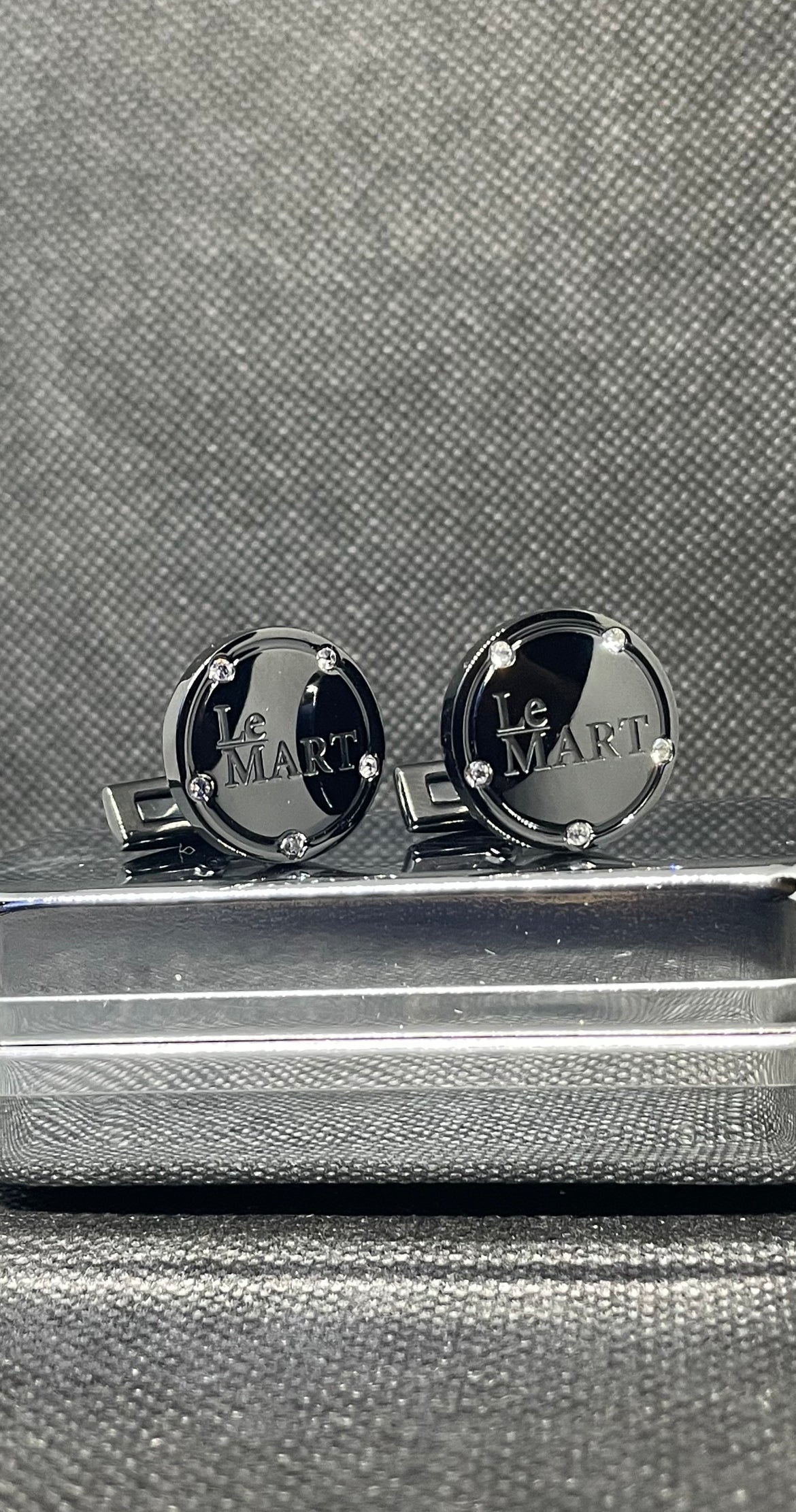 Le Mart Stainless steel cufflinks